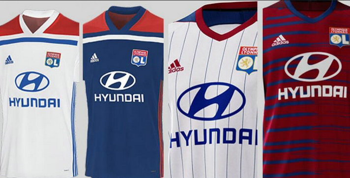 tenue de foot Olympique Lyonnais soldes